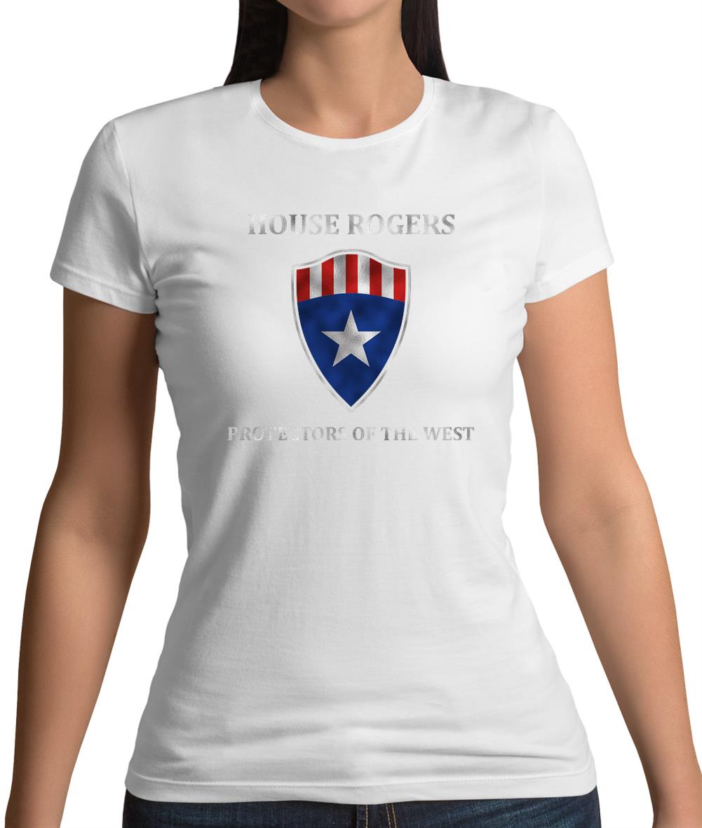 House Rogers, Protectors Of The West Womens T-Shirt House Rogers, Protectors Of The West Womens T-Shirt