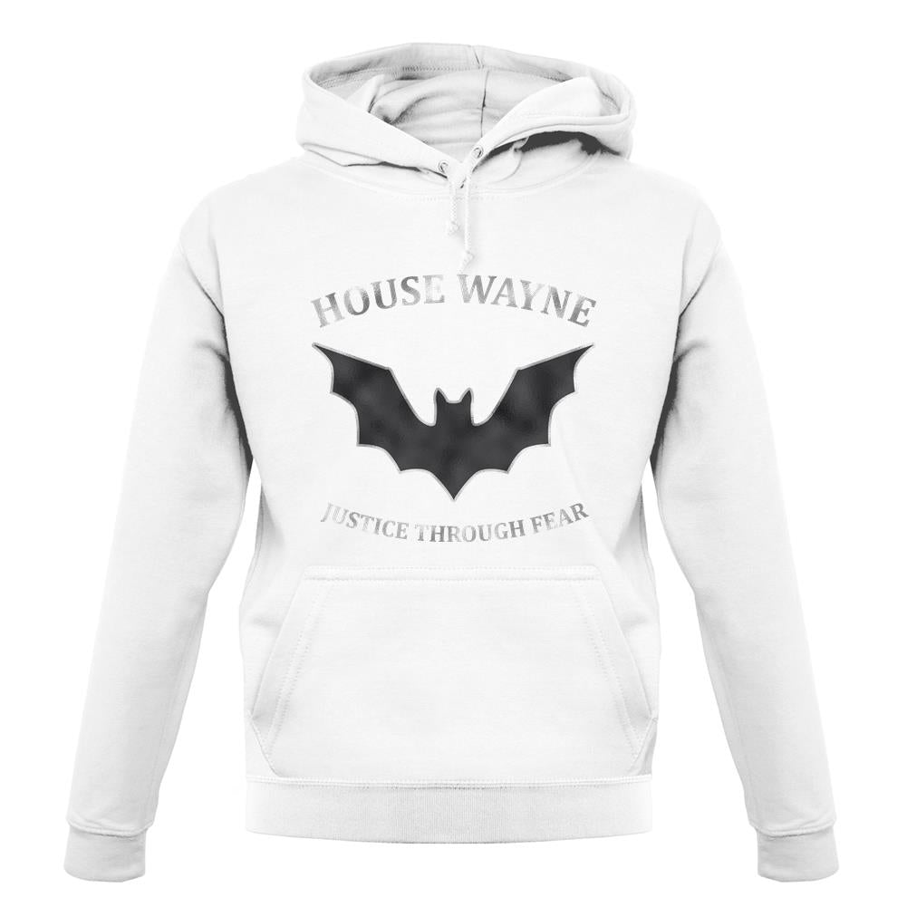 House Wayne, Justice Through Fear unisex hoodie House Wayne, Justice Through Fear unisex hoodie