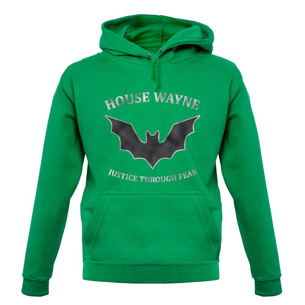 House Wayne, Justice Through Fear unisex hoodie House Wayne, Justice Through Fear unisex hoodie