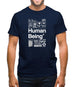 100% Organic Human Being Mens T-Shirt 100% Organic Human Being Mens T-Shirt