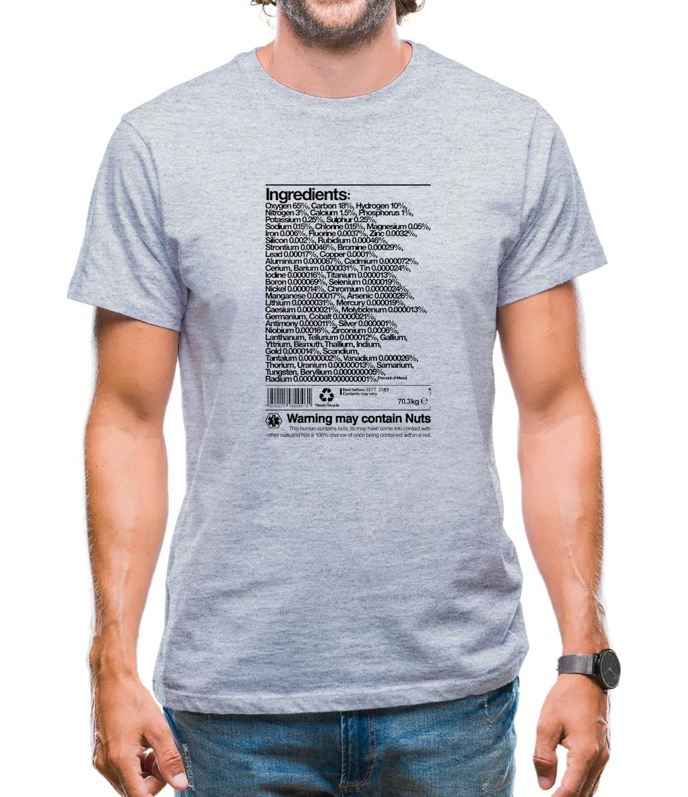 May Contain Nuts Mens T-Shirt May Contain Nuts Mens T-Shirt