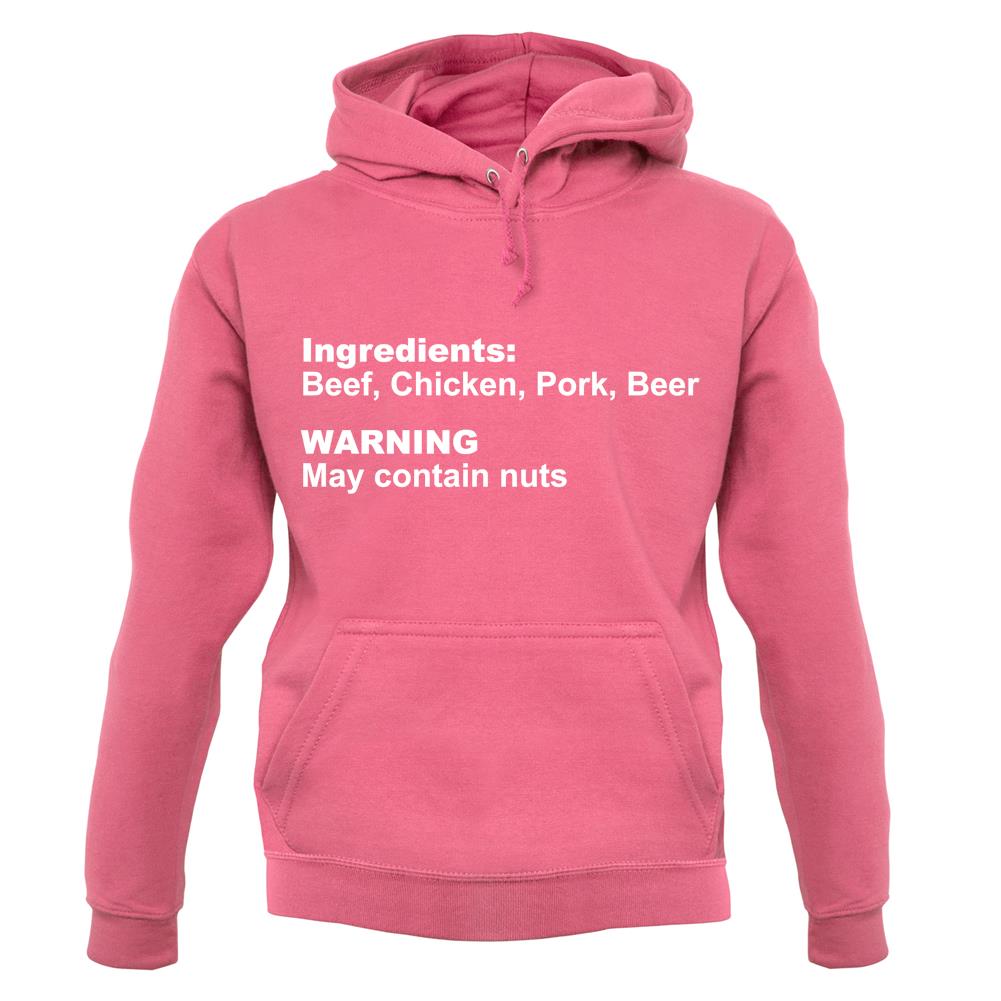Human Ingredients May Contain Nuts unisex hoodie Human Ingredients May Contain Nuts unisex hoodie