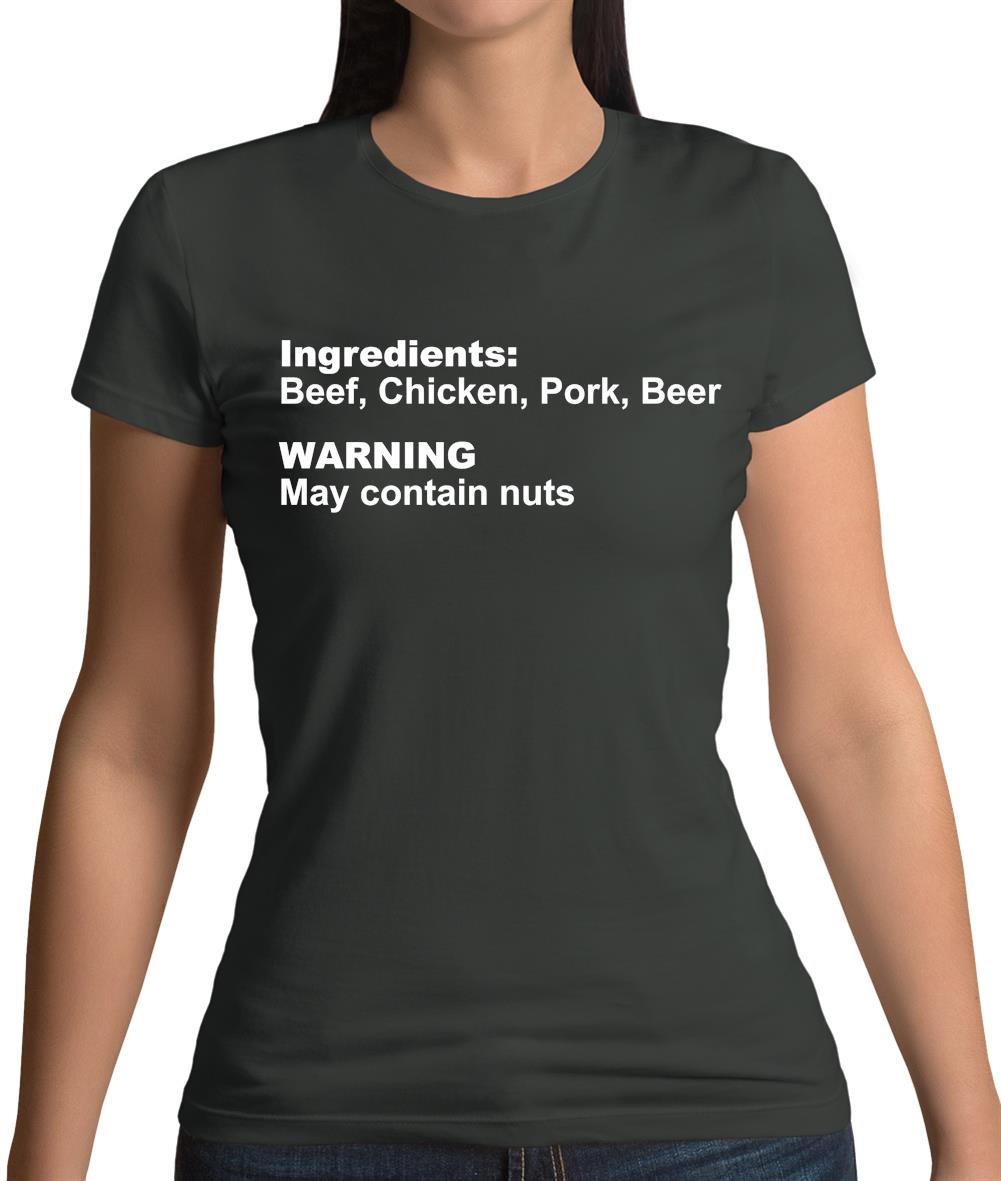 Human Ingredients Womens T-Shirt Human Ingredients Womens T-Shirt