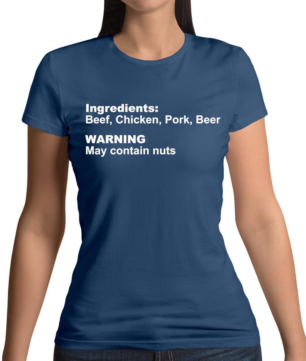 Human Ingredients Womens T-Shirt Human Ingredients Womens T-Shirt