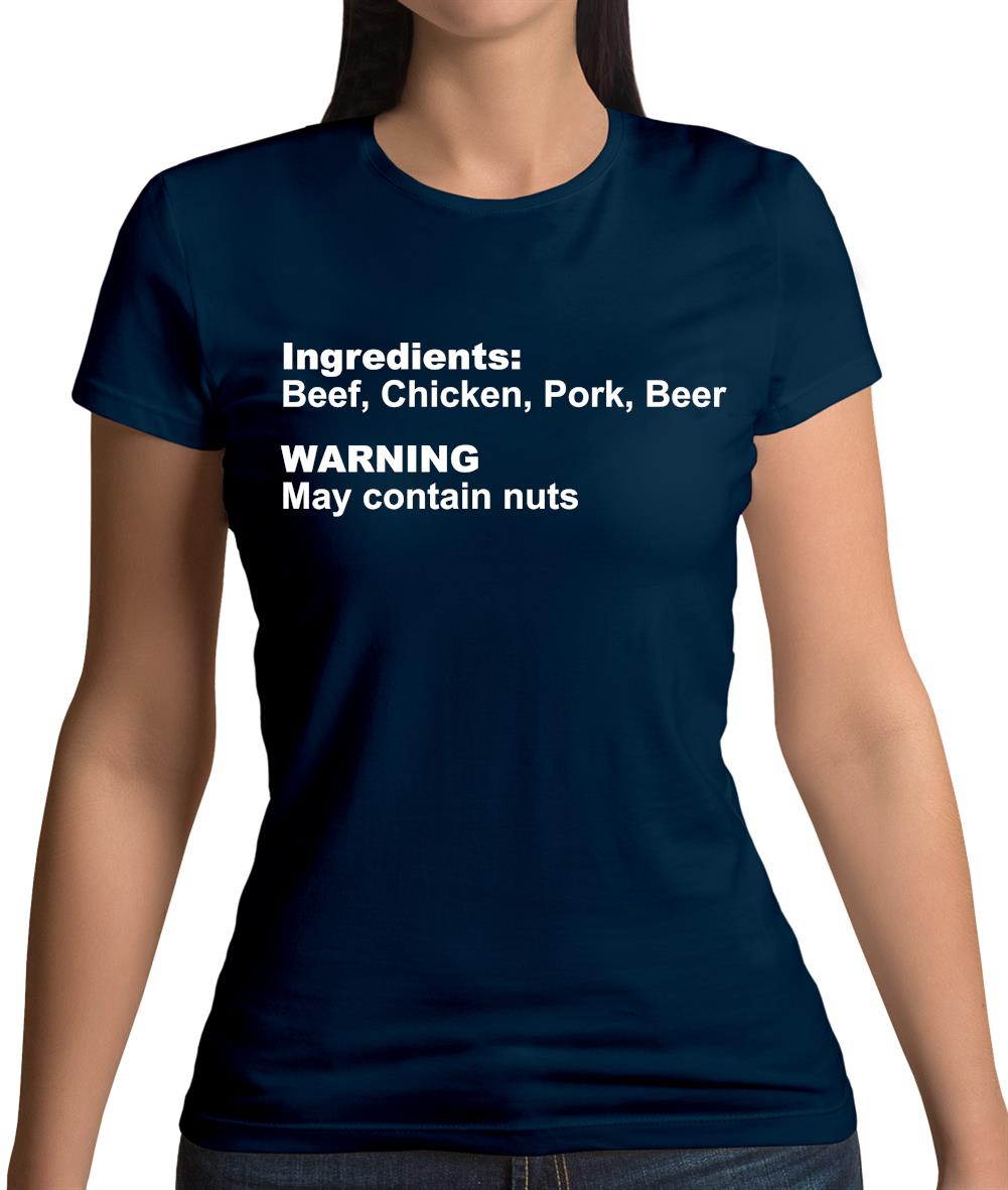 Human Ingredients Womens T-Shirt Human Ingredients Womens T-Shirt