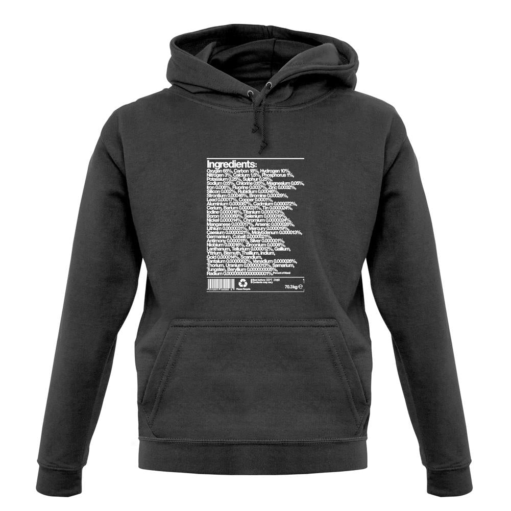 Human Ingredients Unisex Hoodie Human Ingredients Unisex Hoodie