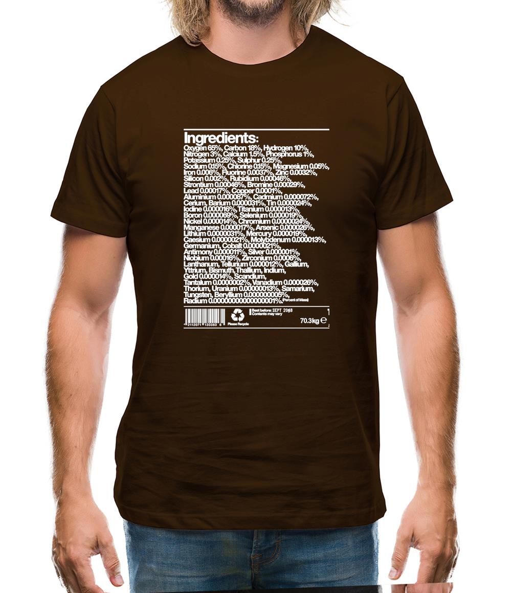 Human Ingredients Mens T-Shirt Human Ingredients Mens T-Shirt