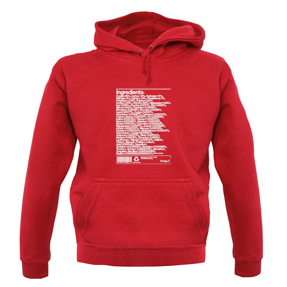 Human Ingredients Unisex Hoodie Human Ingredients Unisex Hoodie