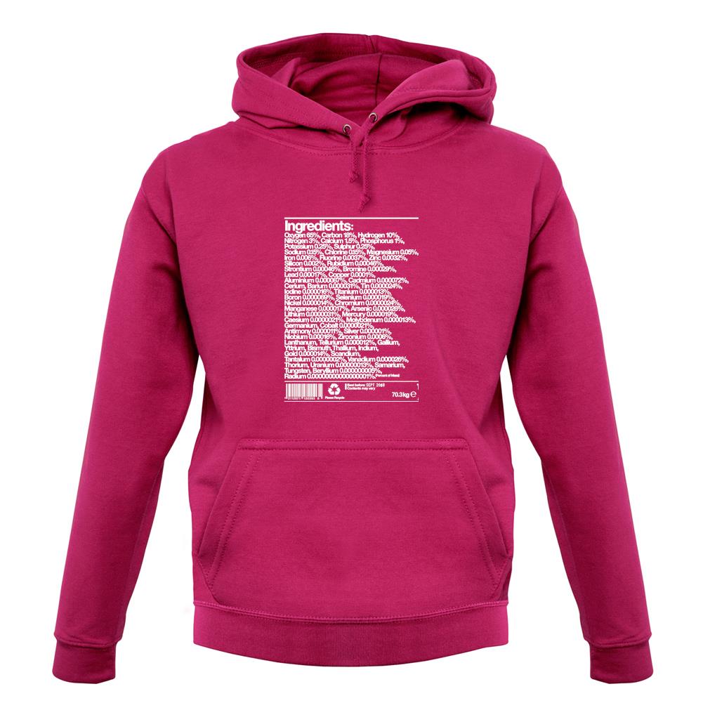 Human Ingredients Unisex Hoodie Human Ingredients Unisex Hoodie