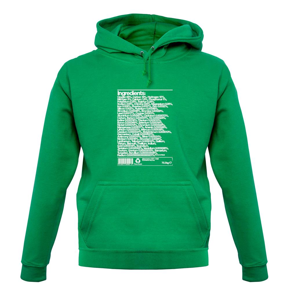 Human Ingredients Unisex Hoodie Human Ingredients Unisex Hoodie