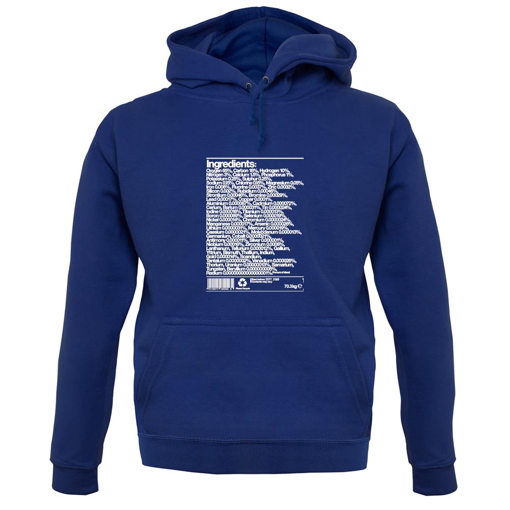 Human Ingredients Unisex Hoodie Human Ingredients Unisex Hoodie