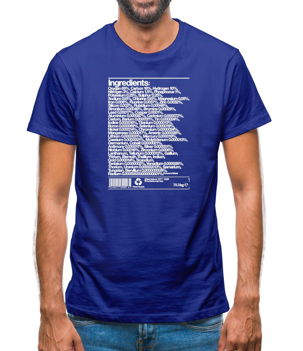 Human Ingredients Mens T-Shirt Human Ingredients Mens T-Shirt