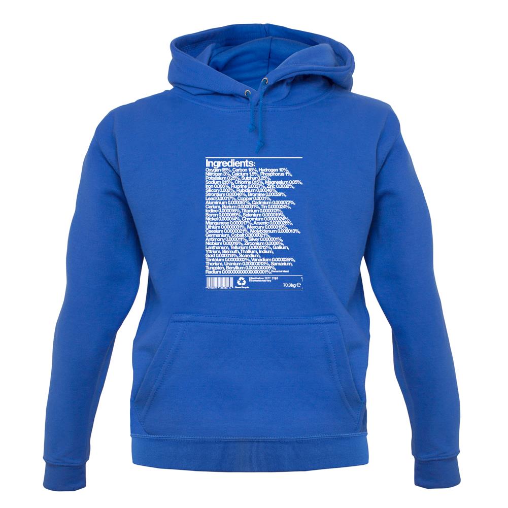 Human Ingredients Unisex Hoodie Human Ingredients Unisex Hoodie