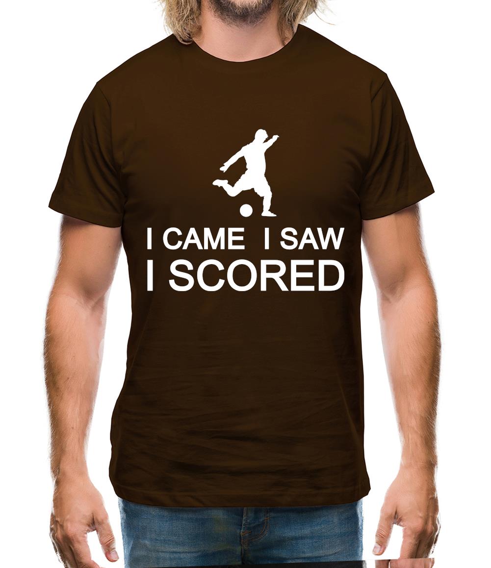 I Came I Saw I Scored Mens T-Shirt I Came I Saw I Scored Mens T-Shirt
