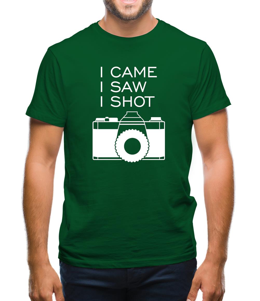 I Came I Saw I Shot Mens T-Shirt I Came I Saw I Shot Mens T-Shirt