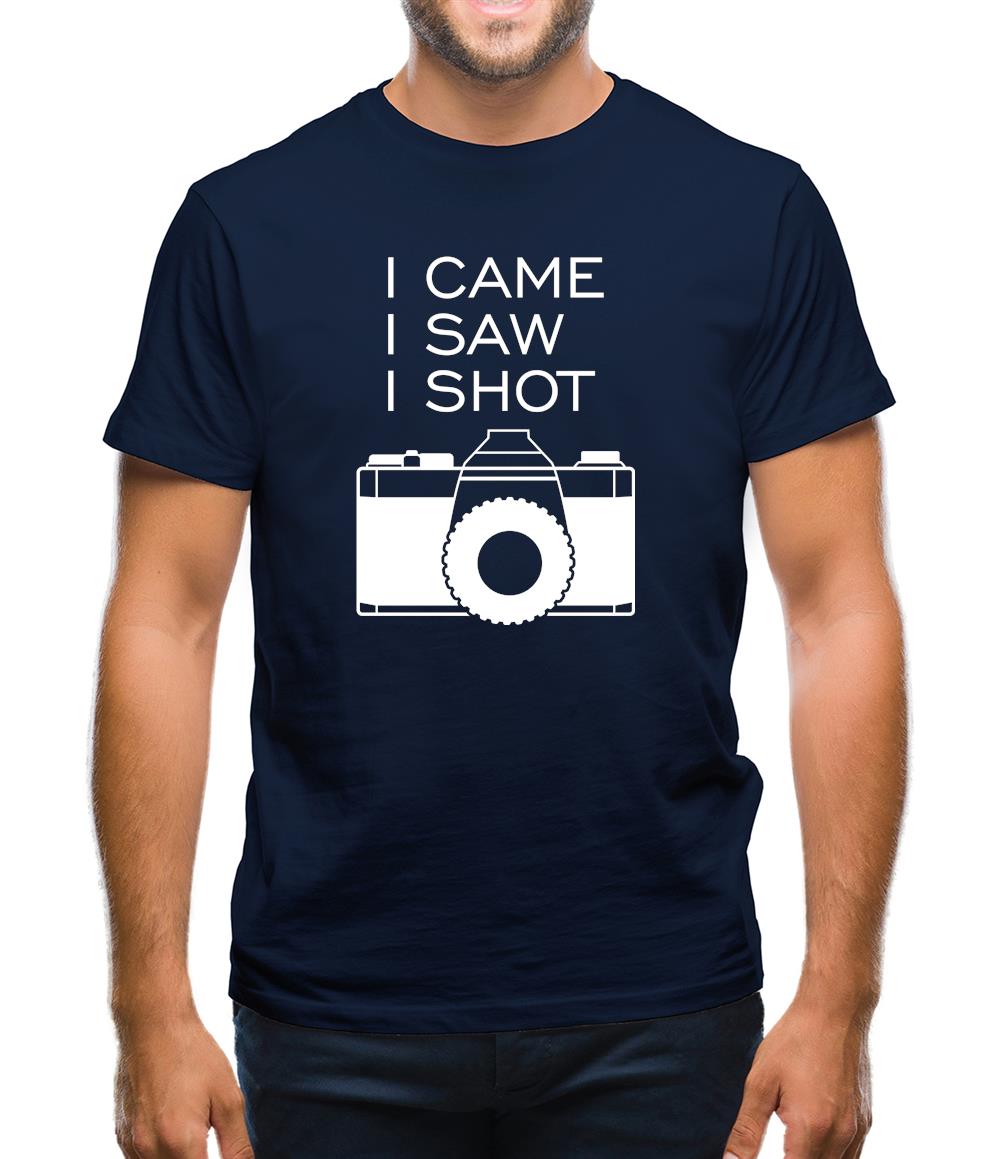 I Came I Saw I Shot Mens T-Shirt I Came I Saw I Shot Mens T-Shirt