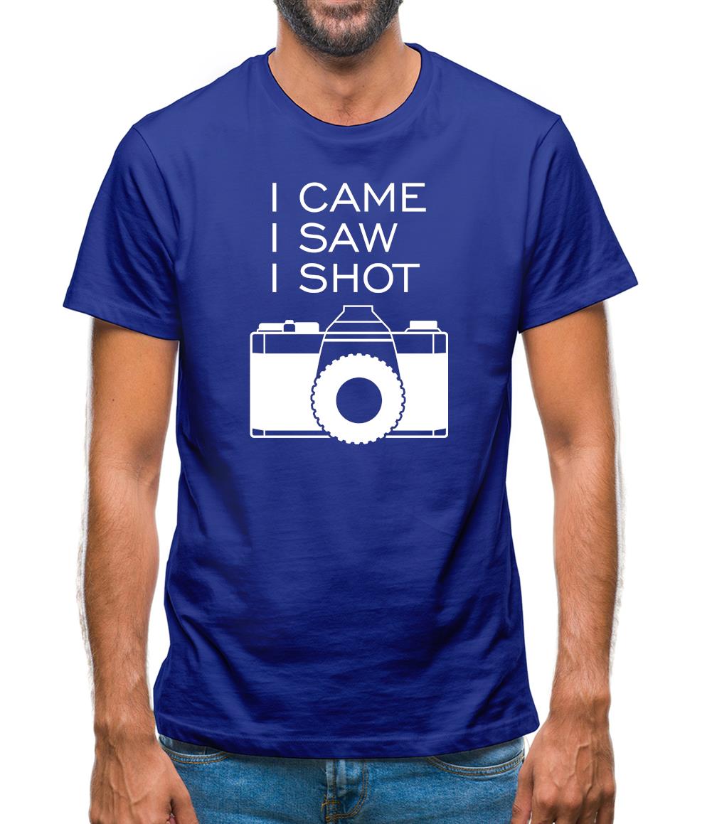 I Came I Saw I Shot Mens T-Shirt I Came I Saw I Shot Mens T-Shirt