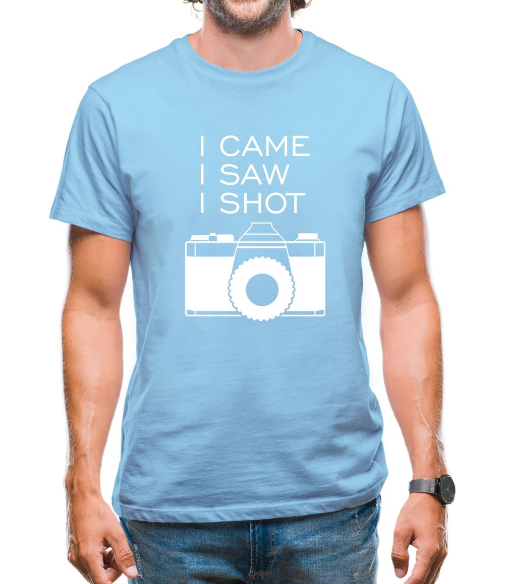 I Came I Saw I Shot Mens T-Shirt I Came I Saw I Shot Mens T-Shirt