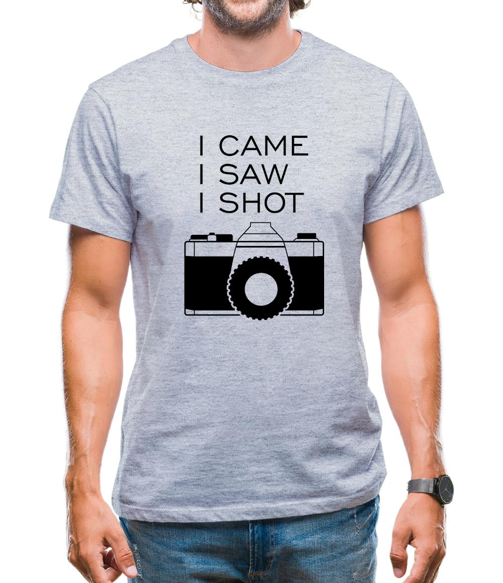 I Came I Saw I Shot Mens T-Shirt I Came I Saw I Shot Mens T-Shirt