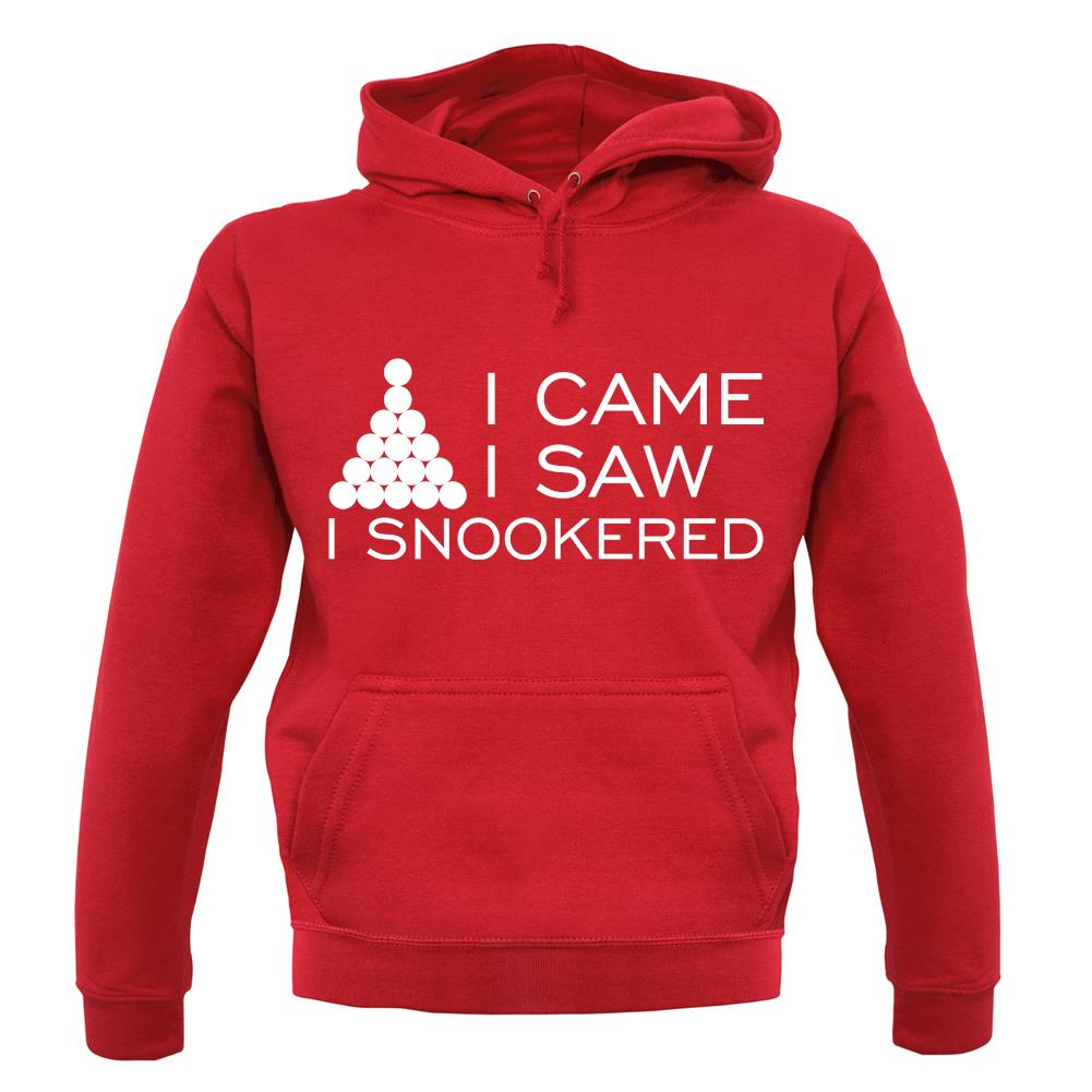 I Came I Saw I Snookered unisex hoodie I Came I Saw I Snookered unisex hoodie