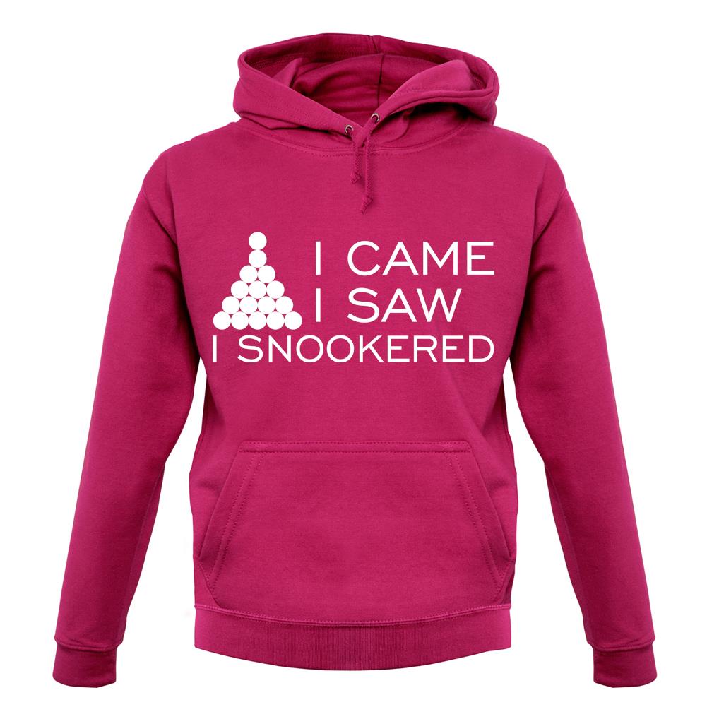 I Came I Saw I Snookered unisex hoodie I Came I Saw I Snookered unisex hoodie