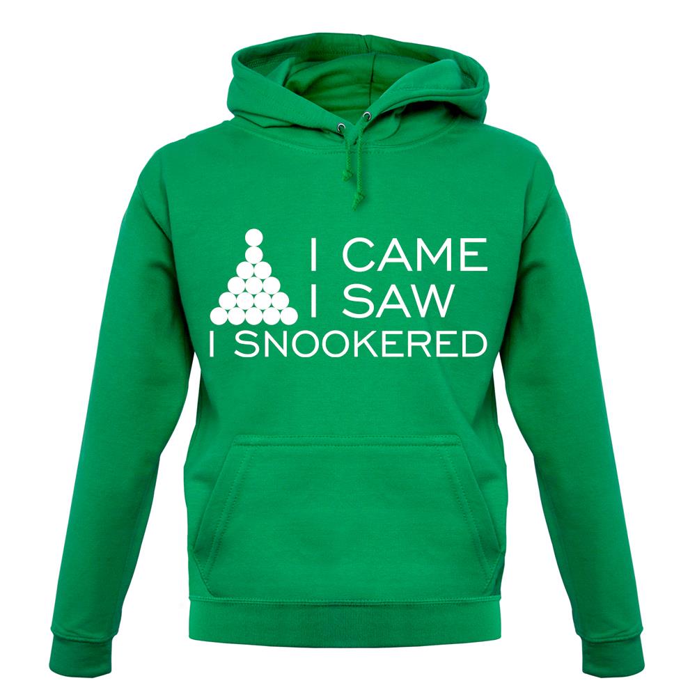 I Came I Saw I Snookered unisex hoodie I Came I Saw I Snookered unisex hoodie