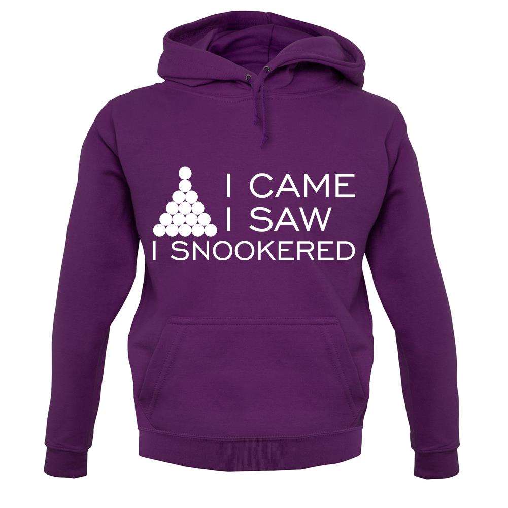 I Came I Saw I Snookered unisex hoodie I Came I Saw I Snookered unisex hoodie