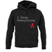 I Know Everything unisex hoodie I Know Everything unisex hoodie