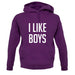 I Like Boys unisex hoodie
