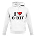 I Love 8-Bit unisex hoodie I Love 8-Bit unisex hoodie