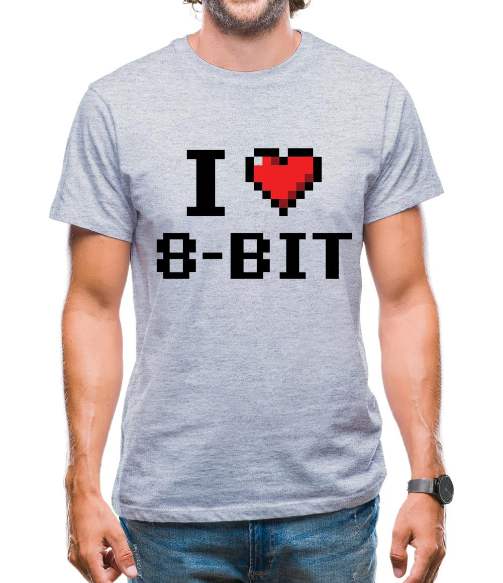 I Love 8-Bit Mens T-Shirt I Love 8-Bit Mens T-Shirt