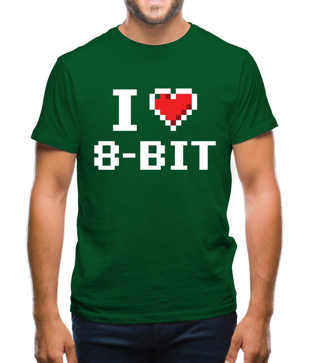I Love 8-Bit Mens T-Shirt I Love 8-Bit Mens T-Shirt
