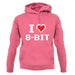 I Love 8-Bit unisex hoodie I Love 8-Bit unisex hoodie