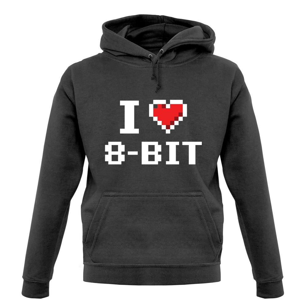 I Love 8-Bit unisex hoodie I Love 8-Bit unisex hoodie