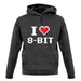 I Love 8-Bit unisex hoodie I Love 8-Bit unisex hoodie