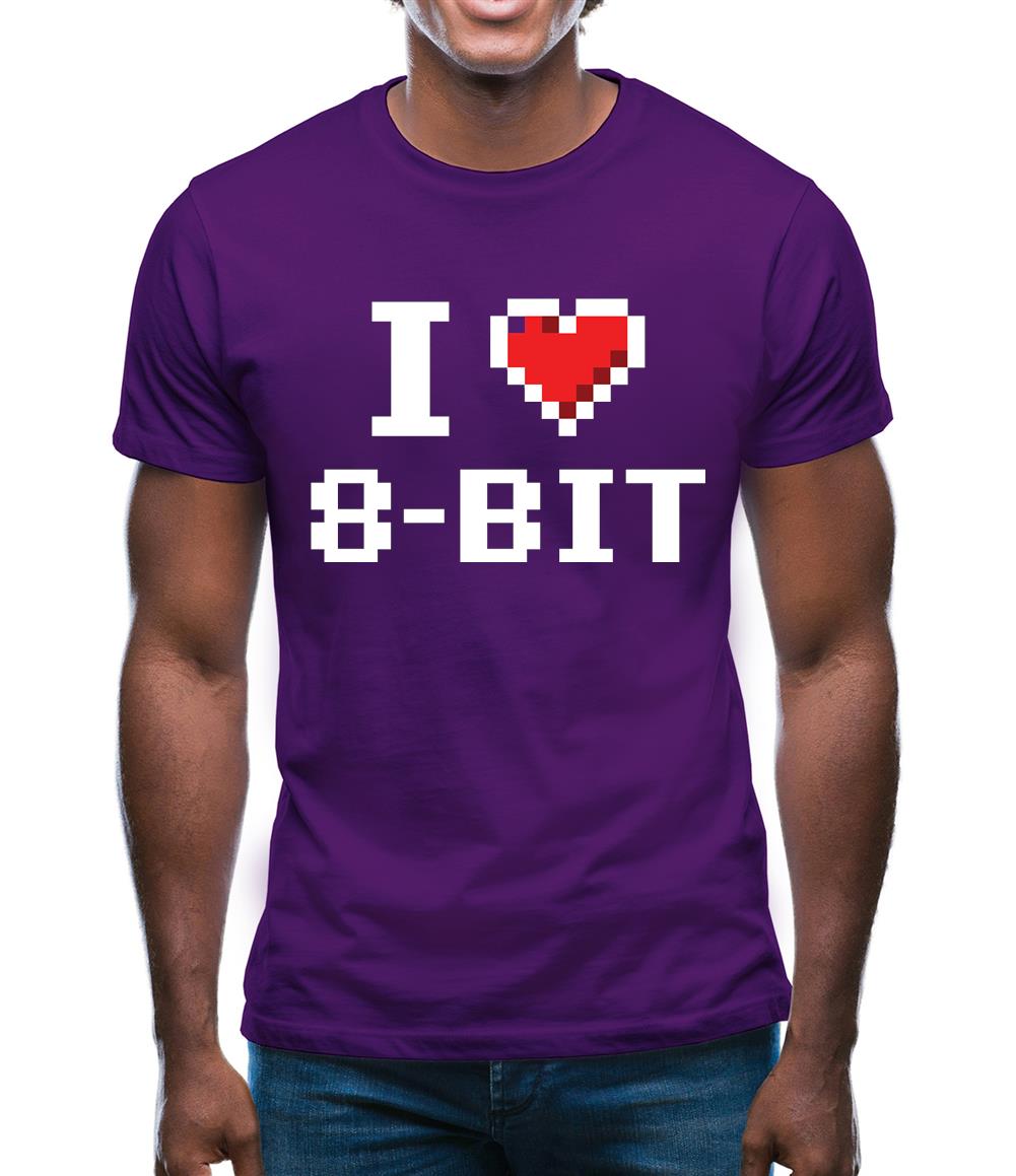 I Love 8-Bit Mens T-Shirt I Love 8-Bit Mens T-Shirt
