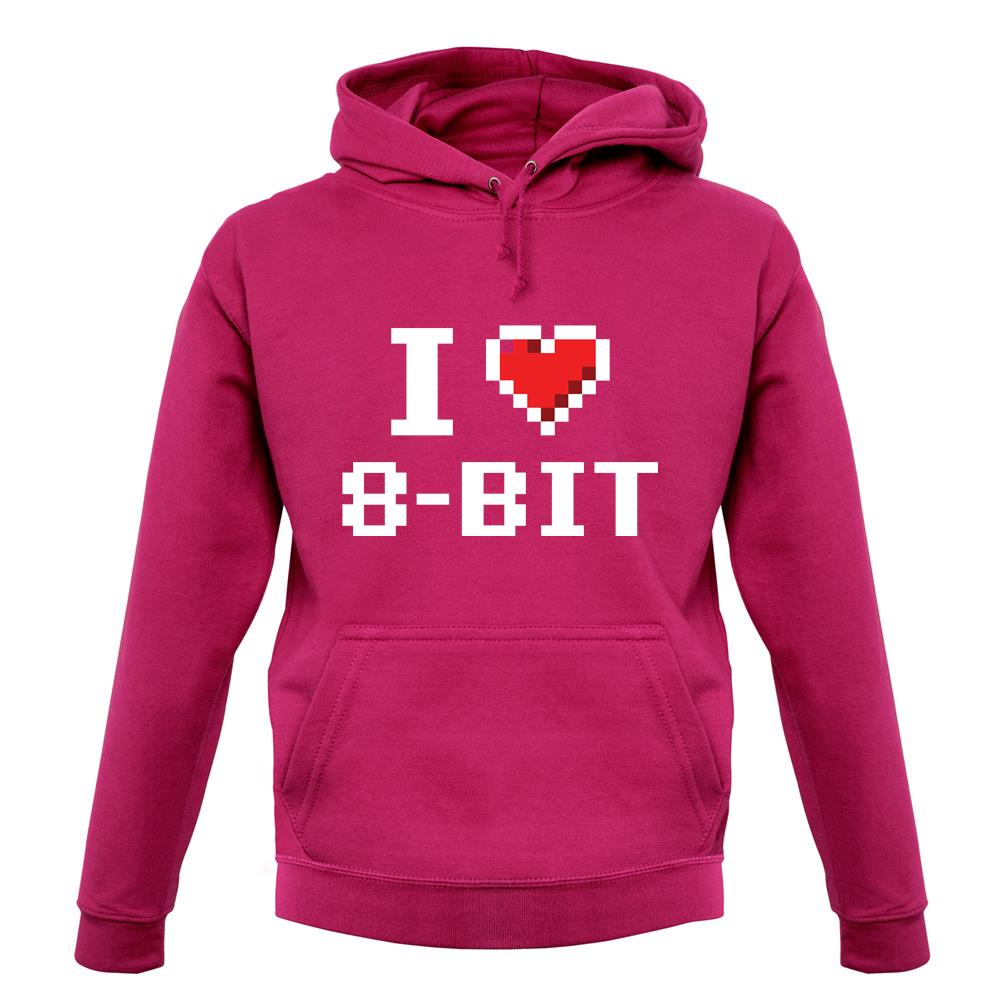 I Love 8-Bit unisex hoodie I Love 8-Bit unisex hoodie