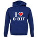 I Love 8-Bit unisex hoodie I Love 8-Bit unisex hoodie
