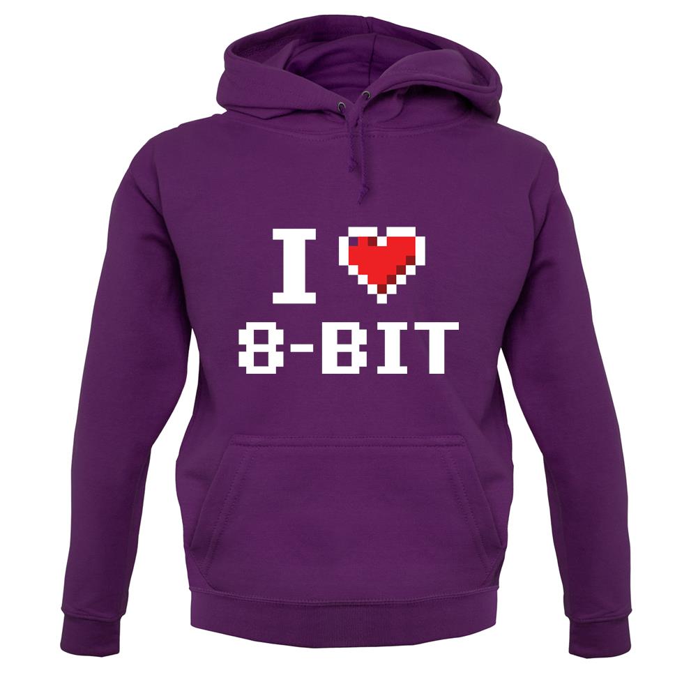 I Love 8-Bit unisex hoodie I Love 8-Bit unisex hoodie
