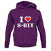 I Love 8-Bit unisex hoodie I Love 8-Bit unisex hoodie