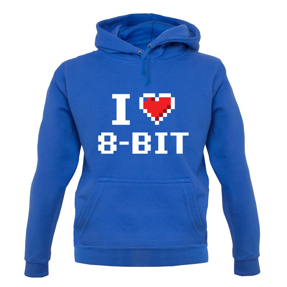 I Love 8-Bit unisex hoodie I Love 8-Bit unisex hoodie