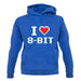 I Love 8-Bit unisex hoodie I Love 8-Bit unisex hoodie
