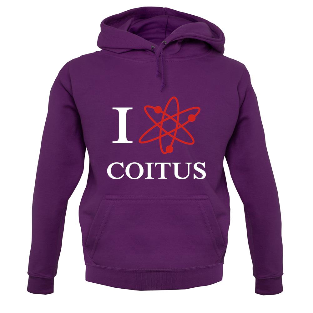 I Love Coitus unisex hoodie I Love Coitus unisex hoodie