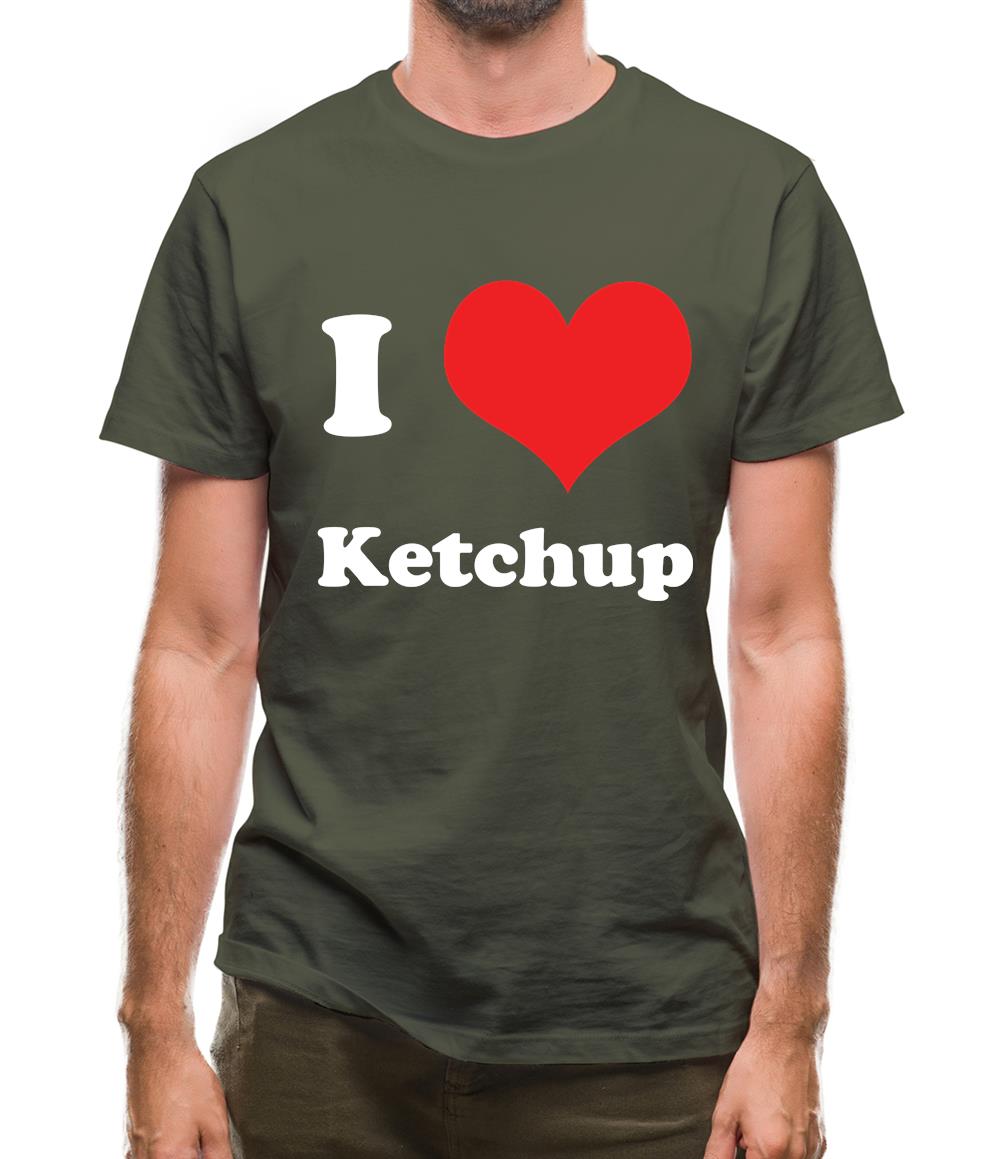 I Love Ketchup Mens T-Shirt I Love Ketchup Mens T-Shirt