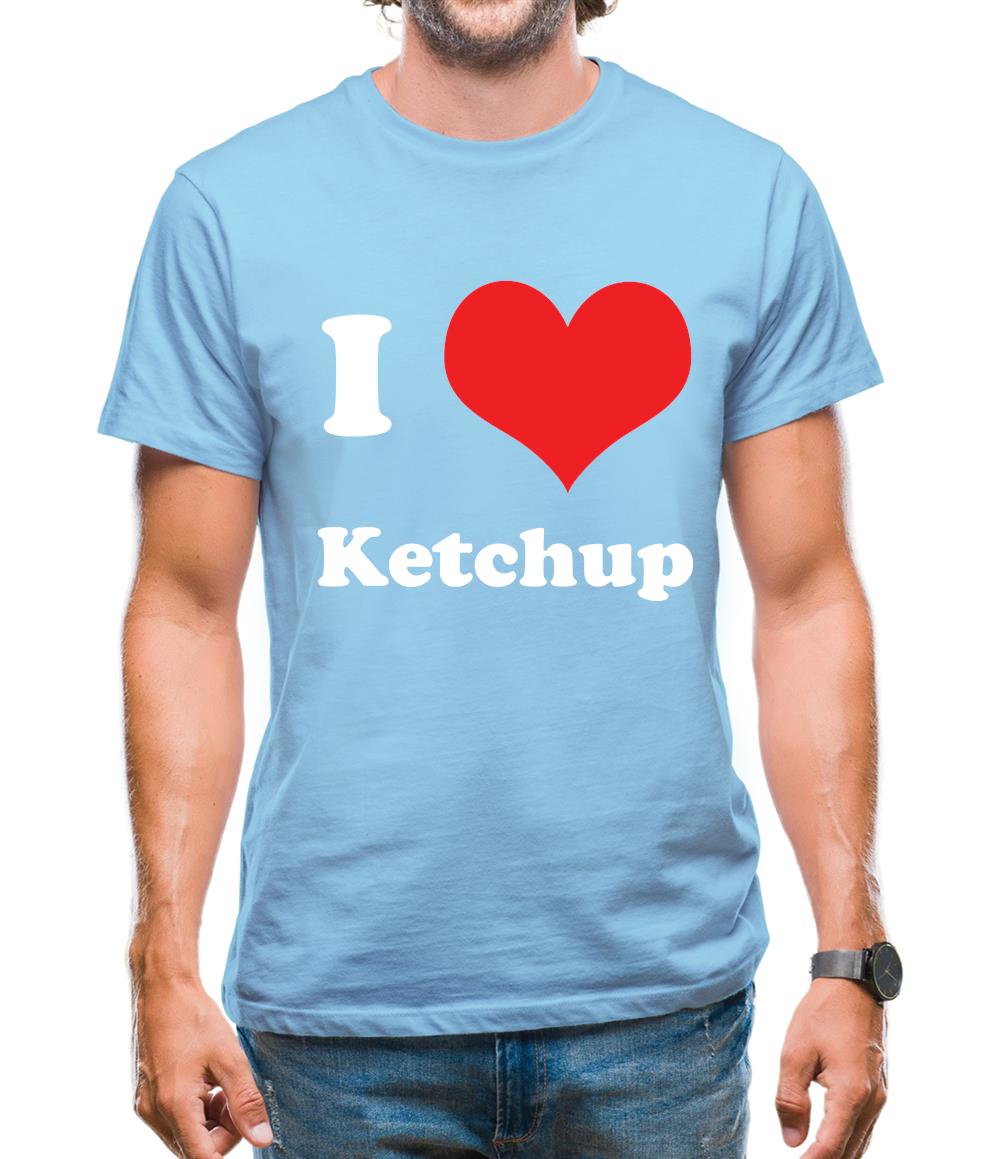I Love Ketchup Mens T-Shirt I Love Ketchup Mens T-Shirt
