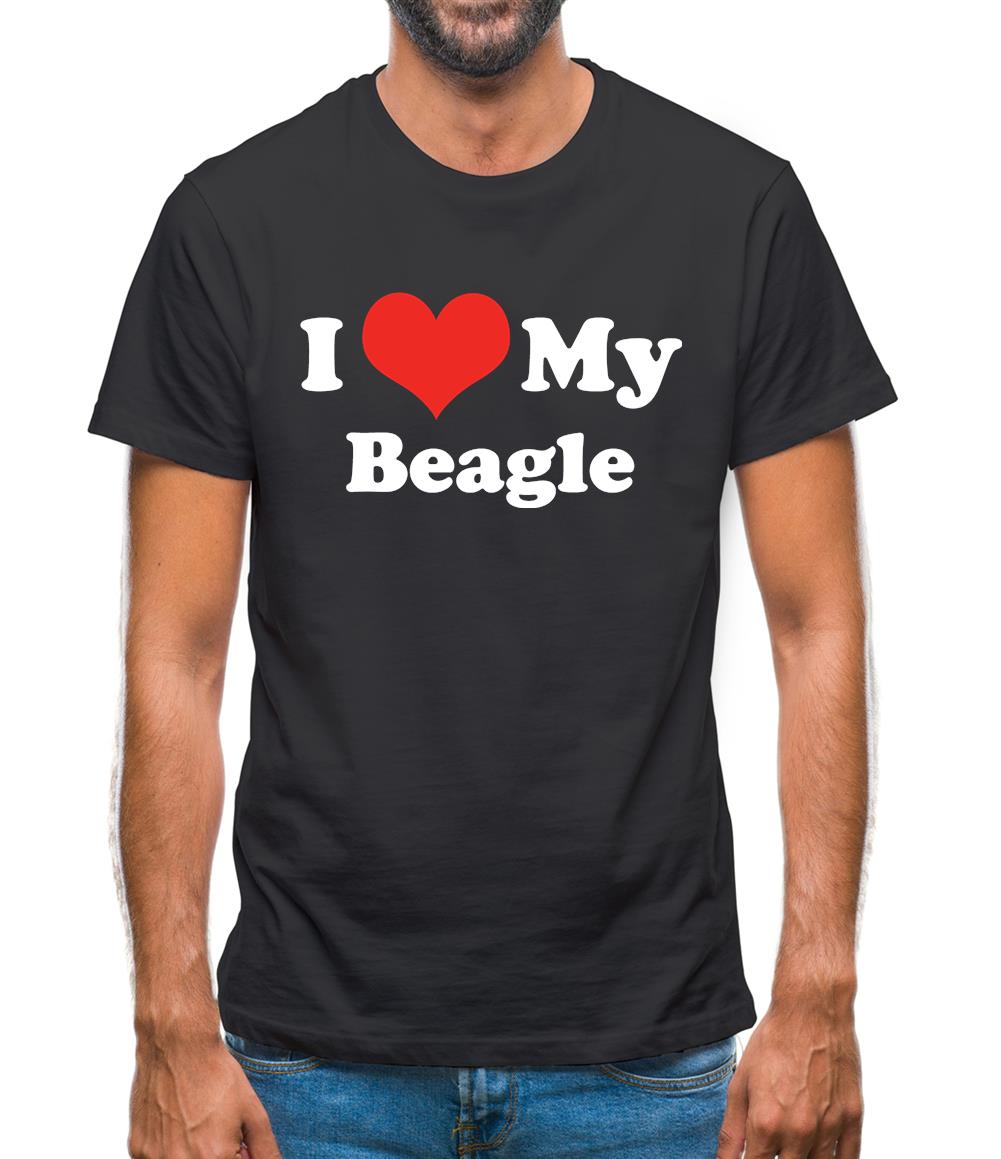 I Love My Beagle Mens T-Shirt I Love My Beagle Mens T-Shirt