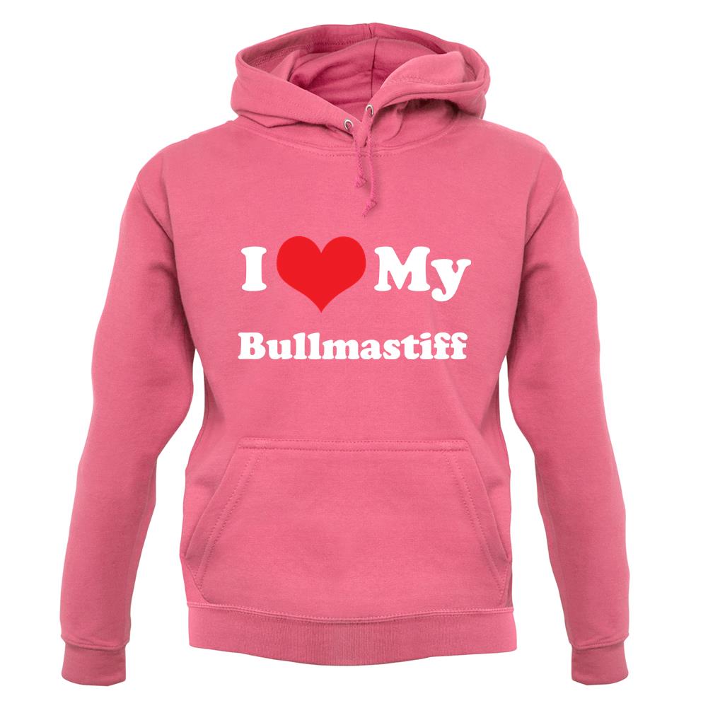 I Love My Bullmastiff unisex hoodie I Love My Bullmastiff unisex hoodie