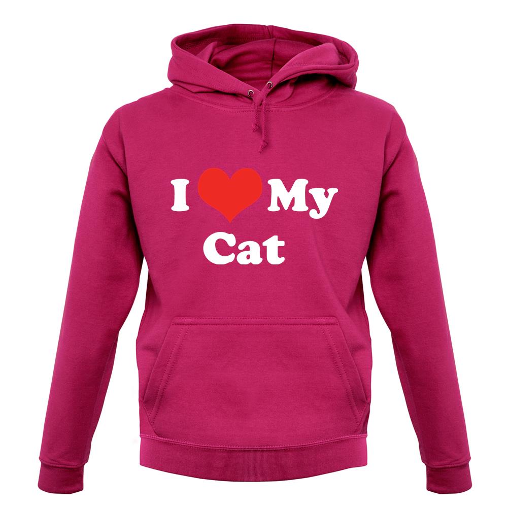 I Love My Cat unisex hoodie I Love My Cat unisex hoodie