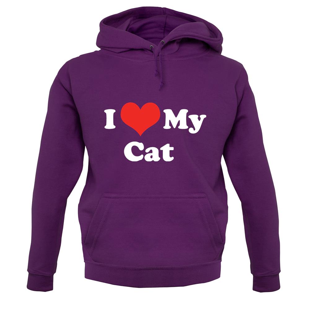 I Love My Cat unisex hoodie I Love My Cat unisex hoodie