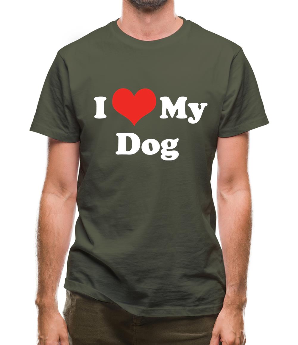 I Love My Dog Mens T-Shirt I Love My Dog Mens T-Shirt
